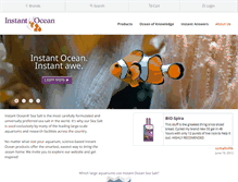 Tablet Screenshot of instantocean.com
